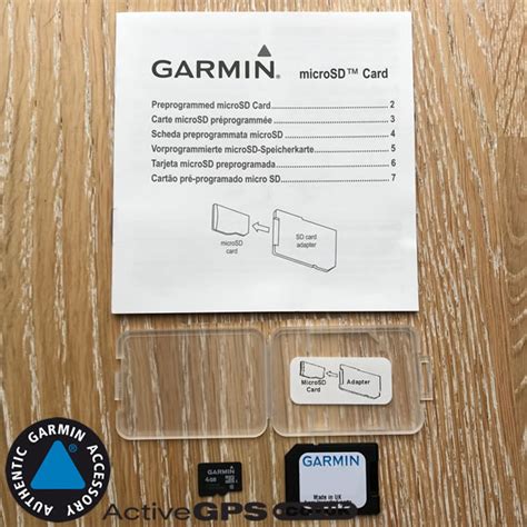 garmin sd card identification